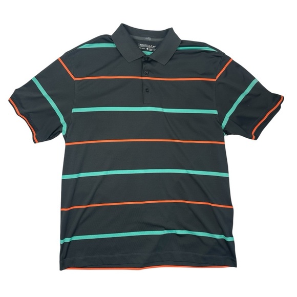 Nike Men's Golf Dri-Fit Performance Collared Short Sleeve Polo Size Large - Picture 1 of 8